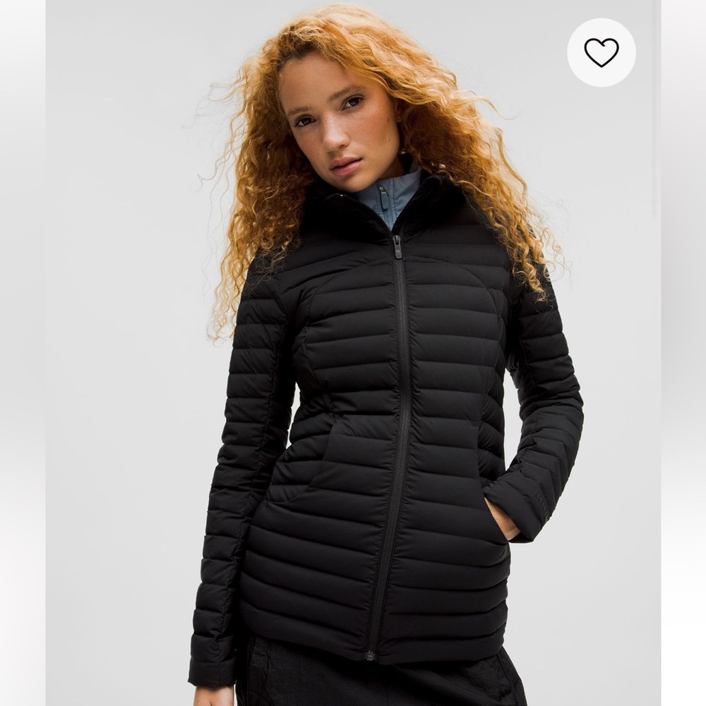 Lululemon pack it down jacket size 8 black fits like 6
